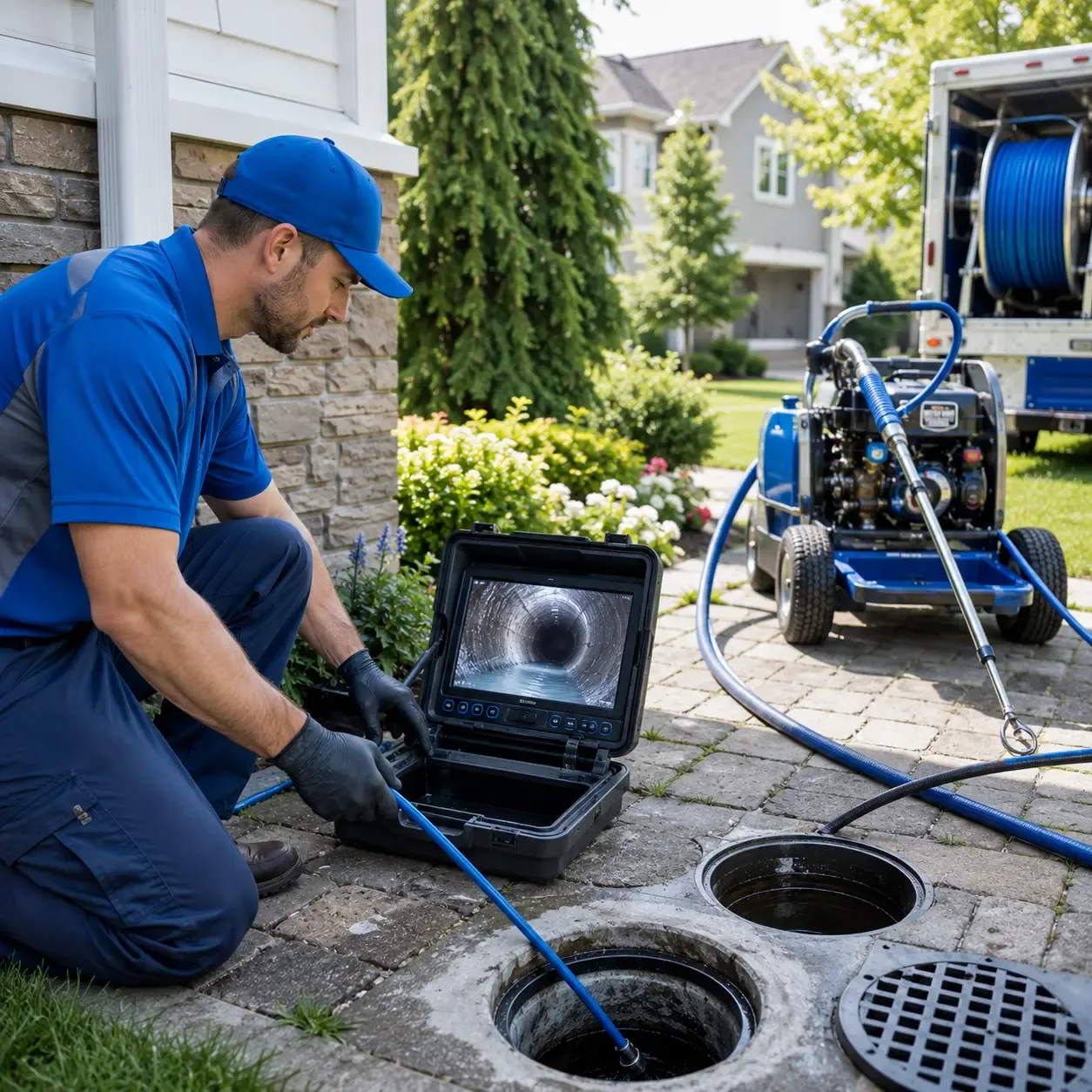 Outdoor drain cleaning professionals serving Sharples, WV